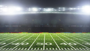 the beginning of a football match